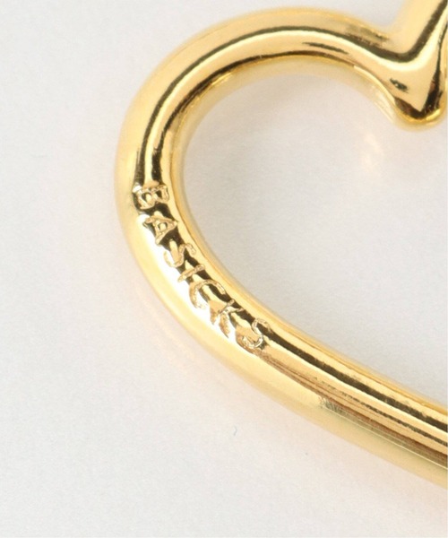 BASICKS（ベイシックス）の「【BASICKS】Heart Necklace (Small Link)（ネックレス・メンズ・シルバー/ゴールド・FREE）」の3枚目の写真