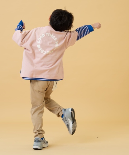 and D. petit main(アンドディープティマイン)の「のびっとカットツイルスリムパンツ(その他パンツ・キッズ・ブラック/アイボリー/ブルー/ライトカーキ/ベージュ・90cm/100cm/110cm/120cm/130cm/140cm)」の21枚目の写真