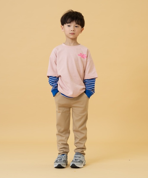 and D. petit main(アンドディープティマイン)の「のびっとカットツイルスリムパンツ(その他パンツ・キッズ・ブラック/アイボリー/ブルー/ライトカーキ/ベージュ・90cm/100cm/110cm/120cm/130cm/140cm)」の22枚目の写真