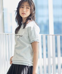 INDIVI | 【UVケア/選べるグラフィック】スムースジャージTシャツ(Tシャツ/カットソー)