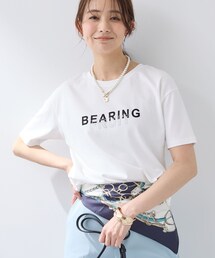 INDIVI | 【UVケア/選べるグラフィック】スムースジャージTシャツ(Tシャツ/カットソー)