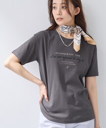 INDIVI（インディヴィ）の「【UVケア／選べるグラフィック】スムースジャージTシャツ（Tシャツ/カットソー）」