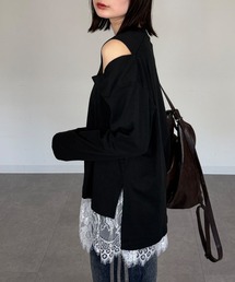 オープンショルダーロンT
