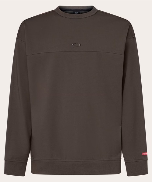 OAKLEY(オークリー)の「OAKLEY/オークリー トレーナー スウェット 接触冷感 NEW RETRO FLEECE L/S CREW スウェット 1.0 FOA408786(スウェット・メンズ・スミクロ・M/S)」の3枚目の写真