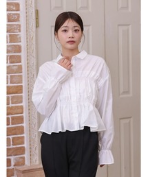 fifth（フィフス）の「シャーリングフリルシャツブラウス（シャツ/ブラウス）」