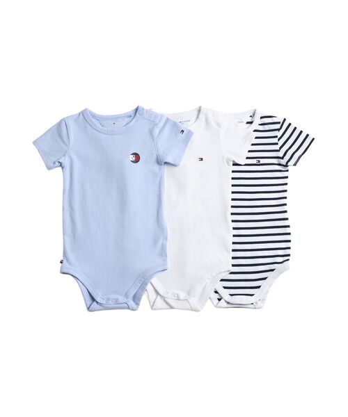BABY フラッグスマイル3パックボディギフトボックス（ロンパース
