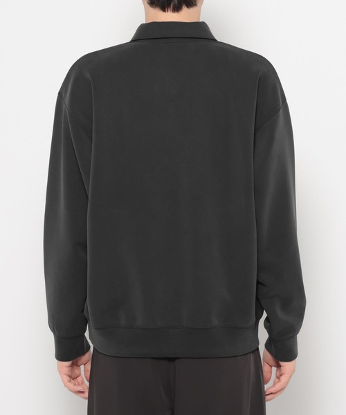 RAGEBLUE(レイジブルー)の「【LUXURY+EASY】DRAPE FABLIC SKIPPER DESIGN POLO SWEAT / ラグイージー/スキッパーポロスウェット(スウェット・メンズ・グレー系その他/ライトブルー/ブラック・LARGE/MEDIUM)」の14枚目の写真