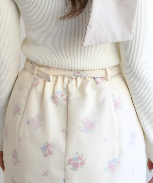 31 Sons de mode（トランテアン　ソン　ドゥ　モード）の「2026春夏新作 シアーレイヤードスカート（スカート・レディース・ライトグレー/イエロー・S/M）」の19枚目の写真