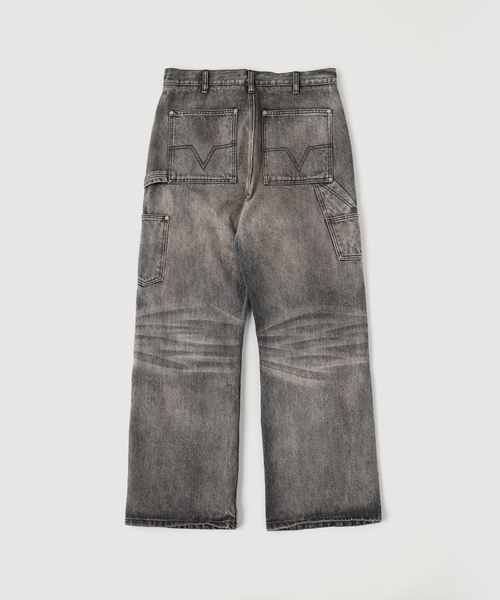 PULP/417EDIFICE（パルプフォーワンセブンエディフィス）の「NO MAINTENANCE / ノーメンテナンス JAPANESE DENIM DOUBLE KNEE（デニムパンツ・メンズ・ブラック系その他・32/30/28）」の3枚目の写真