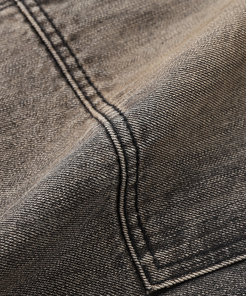 PULP/417EDIFICE（パルプフォーワンセブンエディフィス）の「NO MAINTENANCE / ノーメンテナンス JAPANESE DENIM DOUBLE KNEE（デニムパンツ・メンズ・ブラック系その他・32/30/28）」の7枚目の写真