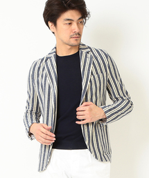 CIRCOLO チルコロ テーラードジャケット ストライプ 10410916B_166_D_215.jpg