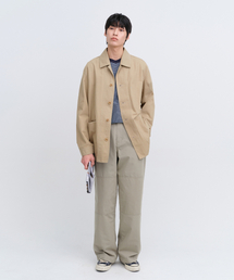 UNIFORM BRIDGE（ユニフォームブリッジ）の「double knee strap easy pants beige（スラックス）」