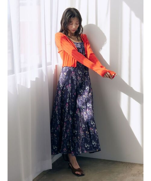 LAGUNAMOON（ラグナムーン）の「コットンアイレットニットカーディガン（カーディガン/ボレロ・レディース・アイボリー/ブラウン/オレンジ・FREE）」の8枚目の写真