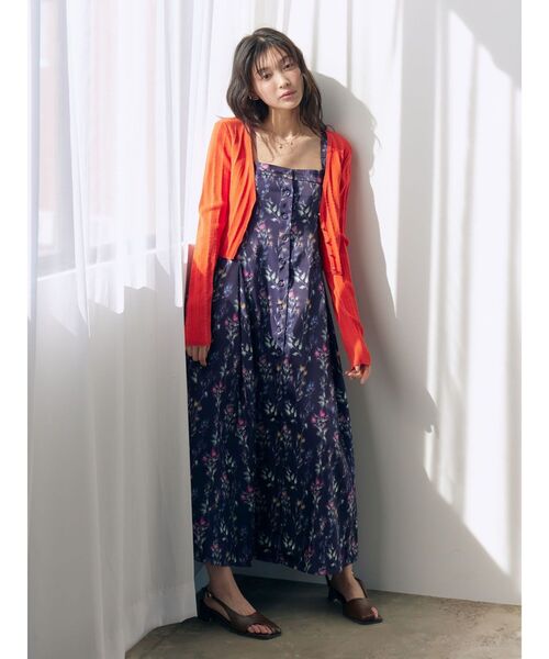 LAGUNAMOON（ラグナムーン）の「コットンアイレットニットカーディガン（カーディガン/ボレロ・レディース・アイボリー/ブラウン/オレンジ・FREE）」の9枚目の写真