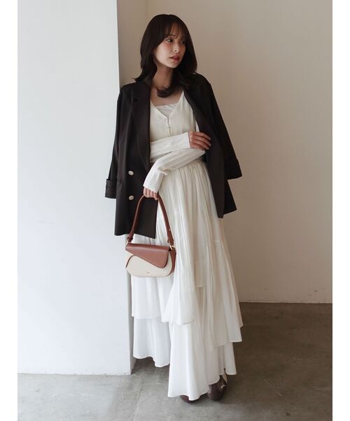 LAGUNAMOON（ラグナムーン）の「コットンアイレットニットカーディガン（カーディガン/ボレロ・レディース・アイボリー/ブラウン/オレンジ・FREE）」の15枚目の写真