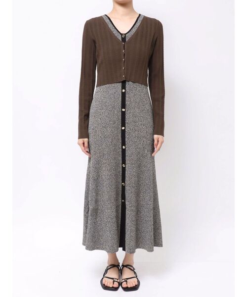 LAGUNAMOON(ラグナムーン)の「コットンアイレットニットカーディガン 【夏服】(カーディガン/ボレロ・レディース・アイボリー/ブラウン/オレンジ・FREE)」の9枚目の写真