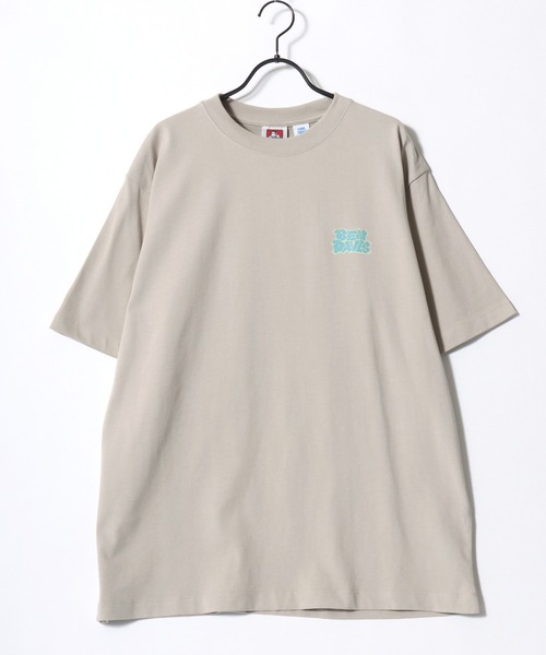 BEN DAVIS(ベンデイビス)の「BEN DAVIS/ベンデイビス OVERLAP COOL TEE/オーバーサイズ 接触冷感 ストリート ロゴ ワンポイント 半袖Tシャツ/レディース メンズ(Tシャツ/カットソー・メンズ・ブラック/ホワイト/ベージュ/ネイビー・M/L/XL)」の17枚目の写真
