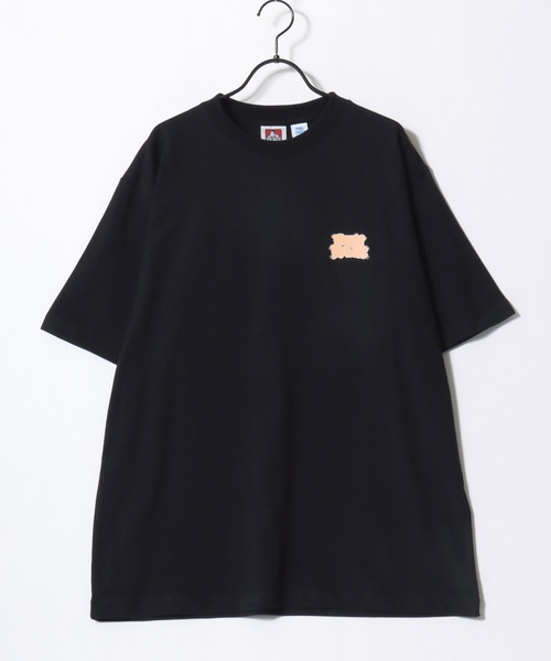BEN DAVIS(ベンデイビス)の「BEN DAVIS/ベンデイビス OVERLAP COOL TEE/オーバーサイズ 接触冷感 ストリート ロゴ ワンポイント 半袖Tシャツ/レディース メンズ(Tシャツ/カットソー・メンズ・ブラック/ホワイト/ベージュ/ネイビー・M/L/XL)」の15枚目の写真