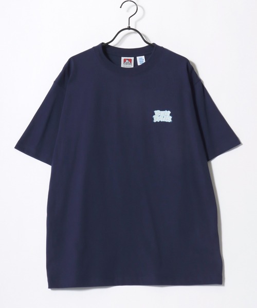 BEN DAVIS(ベンデイビス)の「BEN DAVIS/ベンデイビス OVERLAP COOL TEE/オーバーサイズ 接触冷感 ストリート ロゴ ワンポイント 半袖Tシャツ/レディース メンズ(Tシャツ/カットソー・メンズ・ブラック/ホワイト/ベージュ/ネイビー・M/L/XL)」の19枚目の写真
