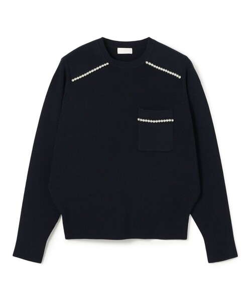 Ballsey  ニット　パールコンビ ポケットプルオーバー パールコンビ ポケットプルオーバー（ニット/セーター）｜BALLSEY