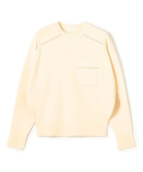 Ballsey  ニット　パールコンビ ポケットプルオーバー TOMORROWLAND｜パールコンビ ポケットプルオーバー | Rakuten Fashion