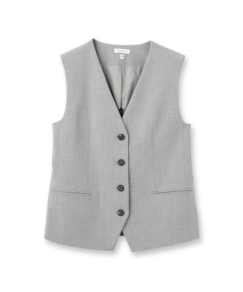 DRESSTERIOR(ドレステリア)の「2WAYトロピカル ストライプジレ(ベスト・レディース・ベージュ系2/グレー系2・38/36/34)」の17枚目の写真