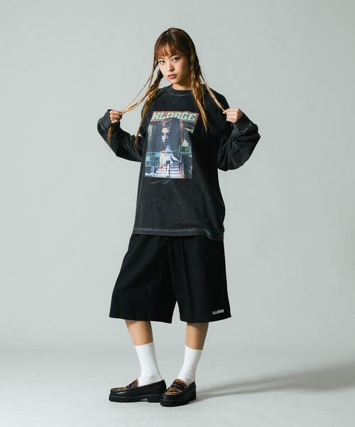 XLARGE(エクストララージ)の「LOOSE EASY SHORT PANTS(その他パンツ・メンズ・グレー/オリーブ/マルチ/ブラック・S/M/L/XL)」の20枚目の写真