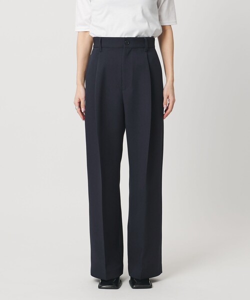 MARW UNITED ARROWS(マルゥ ユナイテッドアローズ)の「<MARW UNITED ARROWS>タック ストレートパンツⅡ(スラックス・レディース・ブラック/ダークグレー/ネイビー・34/36/38)」の11枚目の写真
