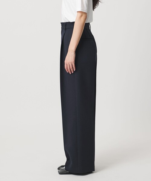 MARW UNITED ARROWS(マルゥ ユナイテッドアローズ)の「<MARW UNITED ARROWS>タック ストレートパンツⅡ(スラックス・レディース・ブラック/ダークグレー/ネイビー・34/36/38)」の12枚目の写真