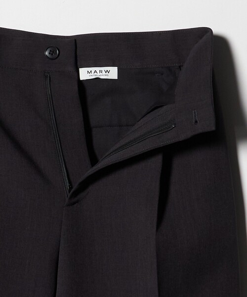 MARW UNITED ARROWS(マルゥ ユナイテッドアローズ)の「<MARW UNITED ARROWS>タック ストレートパンツⅡ(スラックス・レディース・ブラック/ダークグレー/ネイビー・34/36/38)」の19枚目の写真