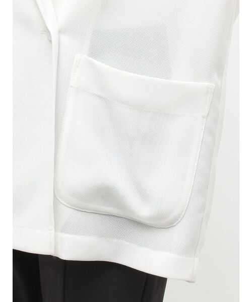 ELENDEEK（エレンディーク）の「シアージャケット（テーラードジャケット・レディース・ブルー/オフホワイト/アイボリー/ブラック・FREE）」の10枚目の写真