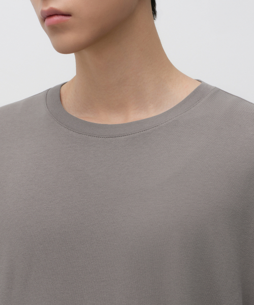 MUSINSA STANDARD（ムシンサスタンダード）の「CR レイヤードヘム長袖Tシャツ[トープ]（Tシャツ/カットソー・メンズ・その他・3XL/SMALL/MEDIUM/LARGE/X-LARGE/2XL）」の4枚目の写真
