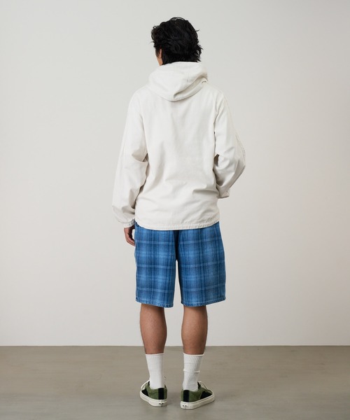 Gramicci（グラミチ）の「LAGOON SHORT DENIM PLAID / ラグーンショーツデニムプレイド Gramicci グラミチ（デニムパンツ・メンズ・インディゴブルー・S/M/L/XL/XXL）」の6枚目の写真