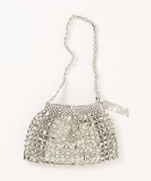 GYDA（ジェイダ）の「【GYDA/ジェイダ】 ロゴチャーム付きメタリックミニバッグ（ハンドバッグ）」