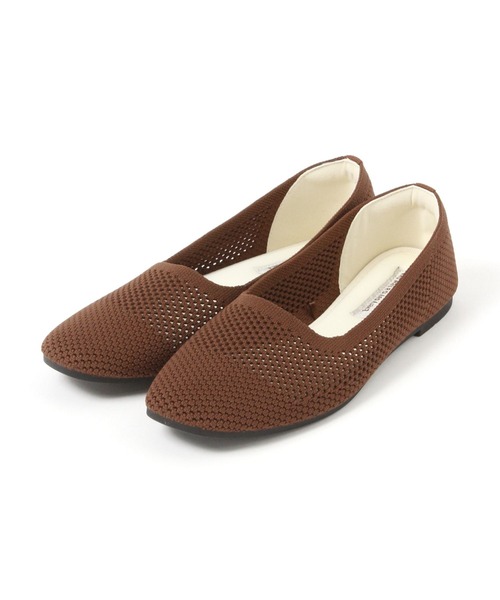 studio CLIP（スタディオクリップ）の「【ウォッシャブル/クッションインソール】洗えるニットカラーパンプス（パンプス・レディース・ブルー/ブラウン/チャコール/イエロー・LARGE/MEDIUM）」の13枚目の写真