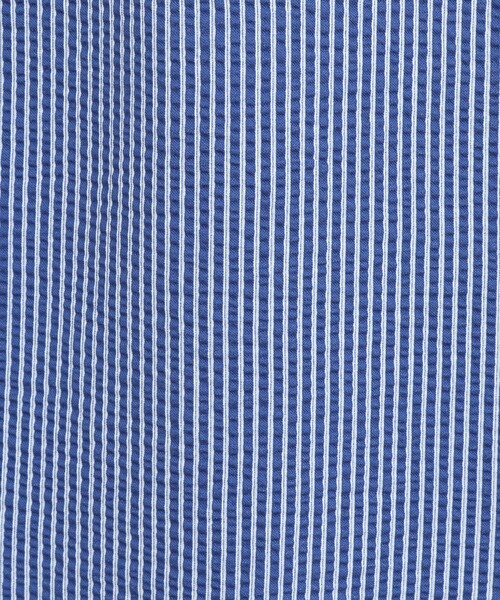 NOLLEY’S（ノーリーズ）の「《ビジカジ対応》サッカーテープポロシャツ / ビズポロ /26SS（ポロシャツ・メンズ・オフホワイト/ブルー系その他/ネイビー・L/M/XL/S）」の6枚目の写真