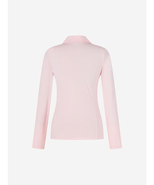 LORDLOAR(ロードロアル)の「クールスリムジッパーカラーネックTシャツ PINK(ポロシャツ・レディース・その他・SMALL/MEDIUM/LARGE)」の5枚目の写真