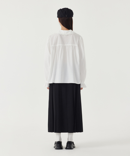 COVERNAT WOMAN(カバーナットウーマン)の「ウィメンズプリーツロングスカート ブラック(スカート・レディース・その他・WS/WM)」の6枚目の写真