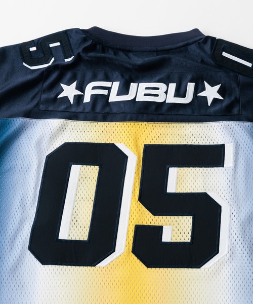 FUBU( フブ)の「FUBU フブ ブランド OG Gradation Game Shirts/OGグラデーションゲームシャツ(Tシャツ/カットソー・メンズ・ホワイト/ネイビー/ブラック・XXL/XL/L/M)」の12枚目の写真