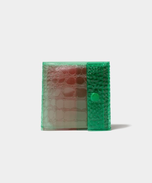beautiful people（ビューティフルピープル）の「【renewal】nothing to hide vinyl card wallet（財布・レディース・ピンク/ホワイト/サックスブルー/ダークブラック/レッド/ピンク×イエロー/グリーン×ピンク・FREE）」の12枚目の写真