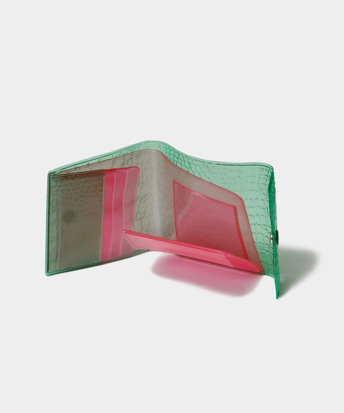 beautiful people（ビューティフルピープル）の「【renewal】nothing to hide vinyl card wallet（財布・レディース・ピンク/ホワイト/サックスブルー/ダークブラック/レッド/ピンク×イエロー/グリーン×ピンク・FREE）」の13枚目の写真