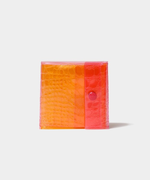 beautiful people（ビューティフルピープル）の「【renewal】nothing to hide vinyl card wallet（財布・レディース・ピンク/ホワイト/サックスブルー/ダークブラック/レッド/ピンク×イエロー/グリーン×ピンク・FREE）」の14枚目の写真