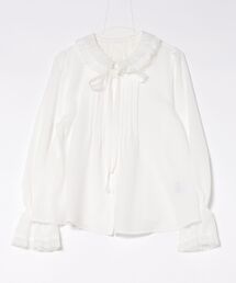 CADUNE | 衿フリルブラウス(シャツ/ブラウス)