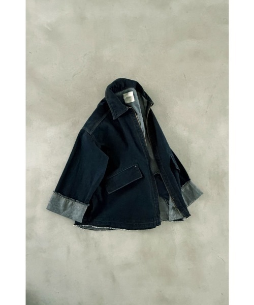 marjour（マージュール）の「10OZ ZIP DENIM JACKET（デニムジャケット・レディース・ワンウォッシュ・M）」の15枚目の写真