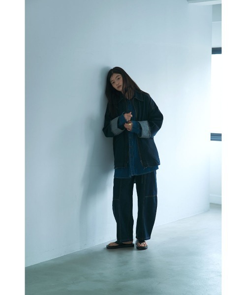 marjour（マージュール）の「10OZ ZIP DENIM JACKET（デニムジャケット・レディース・ワンウォッシュ・M）」の18枚目の写真