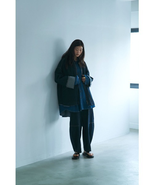 marjour（マージュール）の「10OZ ZIP DENIM JACKET（デニムジャケット・レディース・ワンウォッシュ・M）」の19枚目の写真