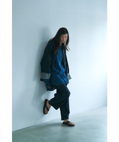 marjour（マージュール）の「10OZ ZIP DENIM JACKET（デニムジャケット・レディース・ワンウォッシュ・M）」の20枚目の写真