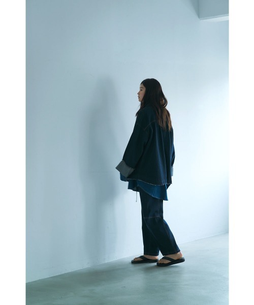 marjour（マージュール）の「10OZ ZIP DENIM JACKET（デニムジャケット・レディース・ワンウォッシュ・M）」の21枚目の写真