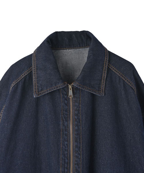 marjour（マージュール）の「10OZ ZIP DENIM JACKET（デニムジャケット・レディース・ワンウォッシュ・M）」の6枚目の写真
