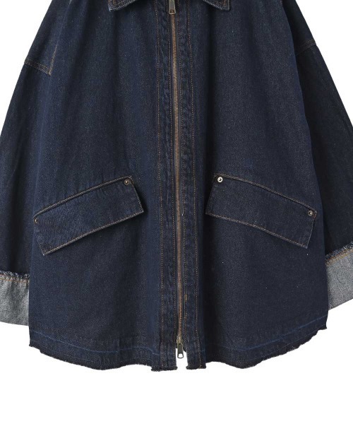 marjour（マージュール）の「10OZ ZIP DENIM JACKET（デニムジャケット・レディース・ワンウォッシュ・M）」の12枚目の写真